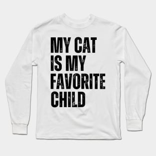 My cat is My Favorite Child Long Sleeve T-Shirt